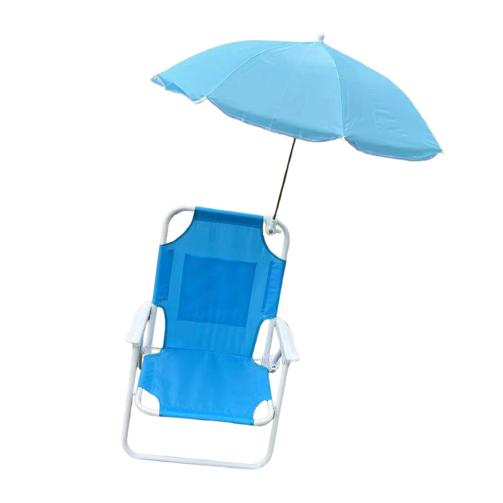 perfk Silla para niños al Aire Libre, Silla de Playa, con sombrilla, al Aire Libre, Silla Plegable, Silla de Picnic para Acampar para Viajes al Aire Libre,