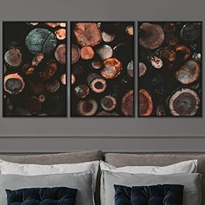 signwin 3 Piece Framed Canvas Wall Art Abstract...