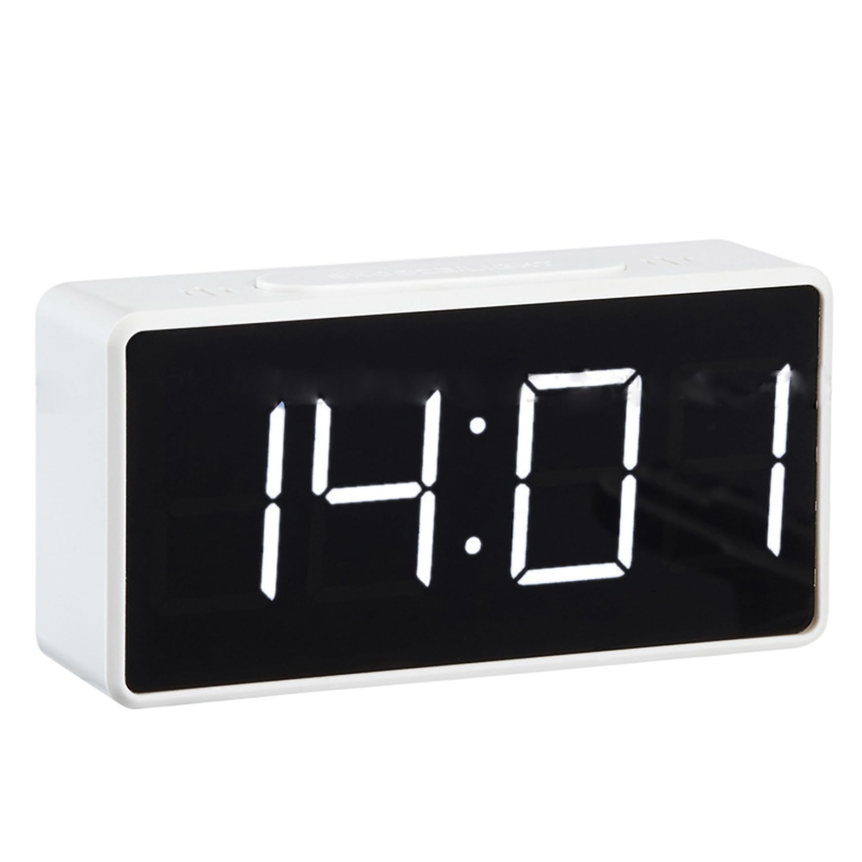 Reloj digital LED con pantalla de numeros grandes despertador de viaje a pilas con conexion USB