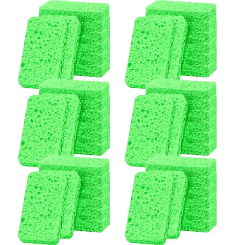 Image of 36 - Pack Non-Scratch Scrub Sponges - Sponges for Dishes and Washing Dishes, Cleaning Sponges for Kitchen Home and More（Green）