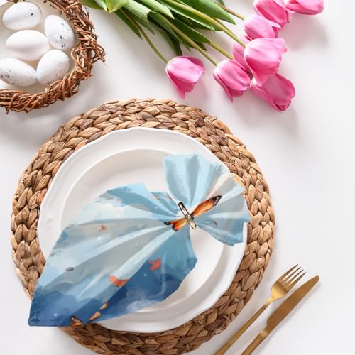 Servilletas de Tela Butterfly Set 6 Multicolor 50.5x50.5 cm miniatura 4