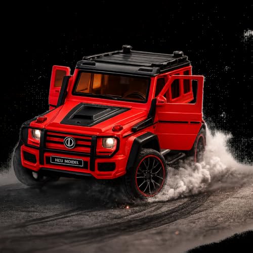 Image of High Speed G-Wagon RC Remote Control Racing Car for Kids | Rechargeable Sports Drift Car Toy for Boys & Girls | Indoor Outdoor Racing Vehicle (red)