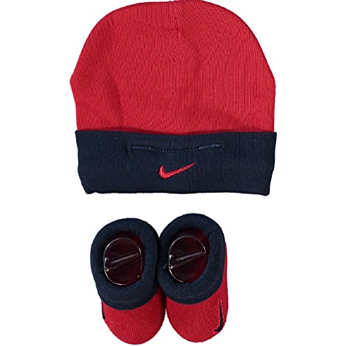 Nike - Chapeau - Bébé (garçon) 0 à 24 Mois Rouge Bleu 0-6 Mois