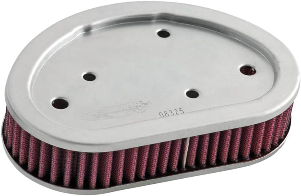 K&N Engine Air Filter: High Performance, Powersport Air Filter: Fits 2008-2016 HARLEY DAVIDSON (Switchback, Non-US, Fat Bob, Dyna Low Rider, Wide Glide, Super Glide Custom, Street Bob) HD-9608