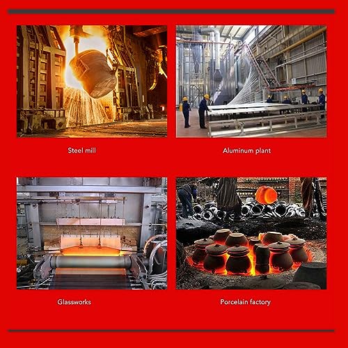 Hilitand Heat Apron, Aluminum Foil High Temperature Working Labor Apron 1000°C Fireproof Insulation