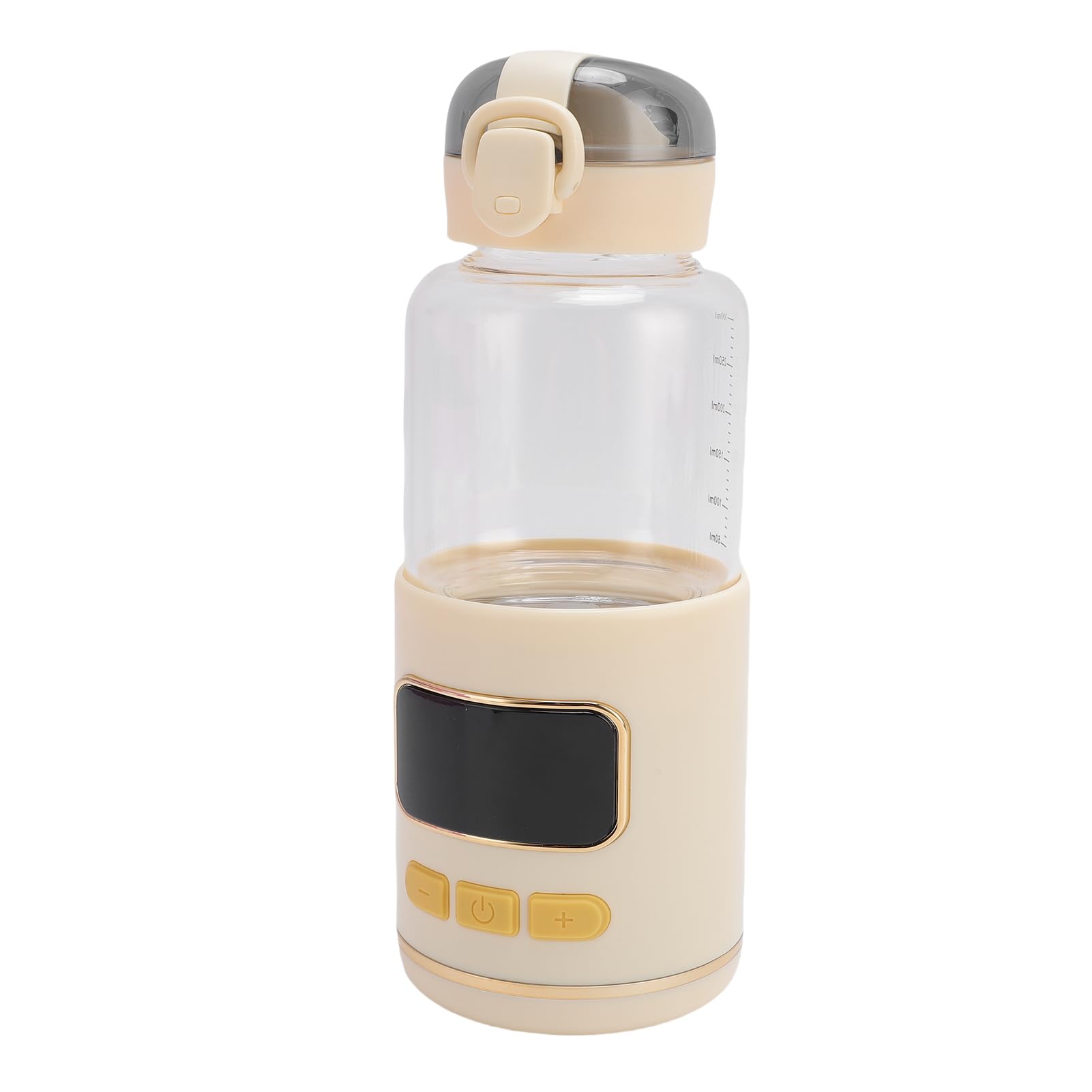 Fafeicy Calentador de Leche Portátil, Calentador de Botellas de Viaje, Calentador de Biberones con Batería de 15000 MAh, Calefacción Rápida para la Fórmula de Leche Materna Agua y Jugo