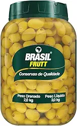 Brasil Frutt Azeitona Verde sem Caroço balde 2kgs