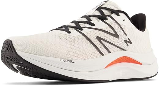 New Balance Men's FuelCell Propel V4 Running Shoe, White/Black, 11