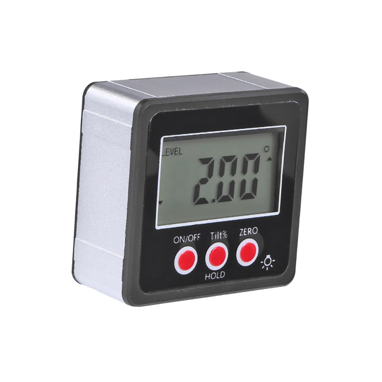 LIFKICH Ngle Meter Digital Digital Angle Finders Inclinometer for Woodworking Construction Auto Grey