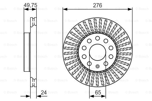 0 986 479 467 BOSCH BD1326 Disque De Frein 314x25mm, 5x112, Ventilé Pour AUDI A5, A4 | AUTODOC Prix Et Avis