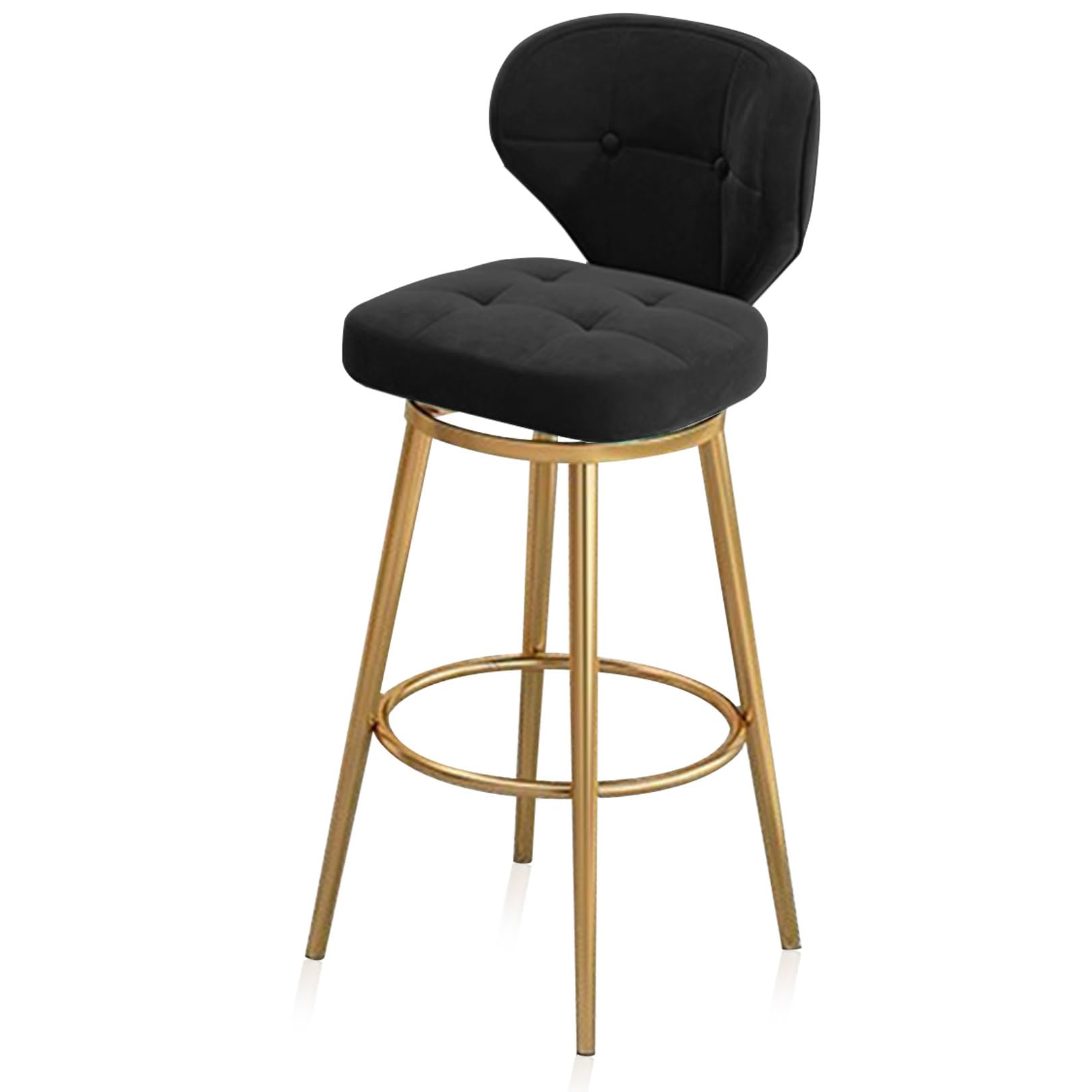 Tabouret de bar pivotant en velours pour sublimer votre îlot de cuisine