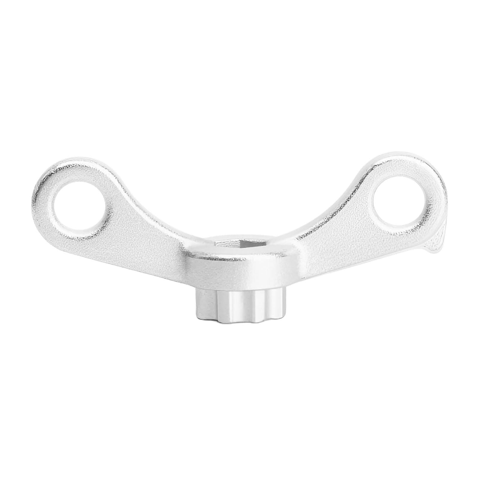 Grosion Bike Crank Removal Tool,Professional Crank Extractor Compatible with Shimano Hollowtech II,Crank Arm Extractor,Easy Crank Arm Removal and Maintenance(Silver)