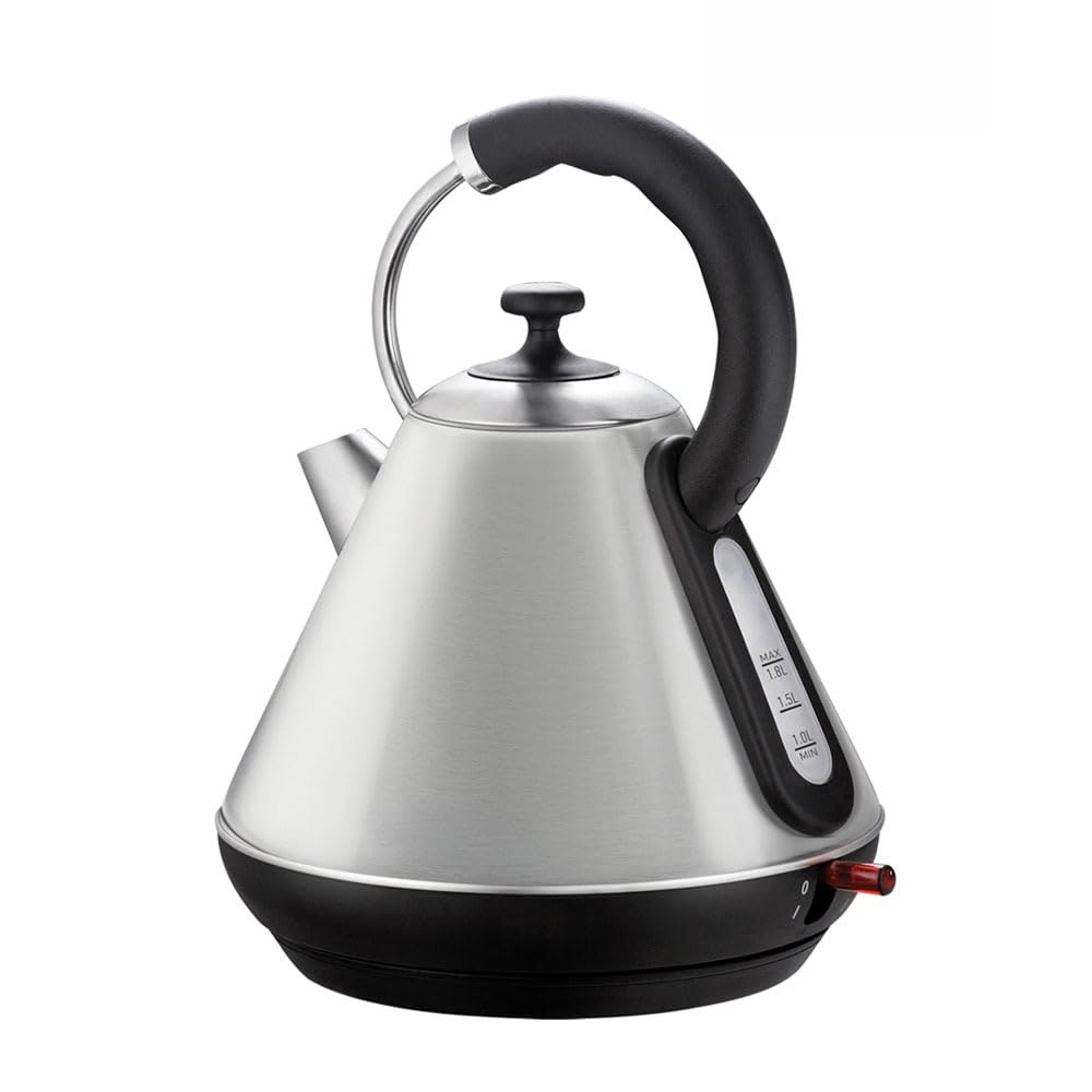 1.8L Electric Kettle Rapid boil 360 rotation base (Silver)