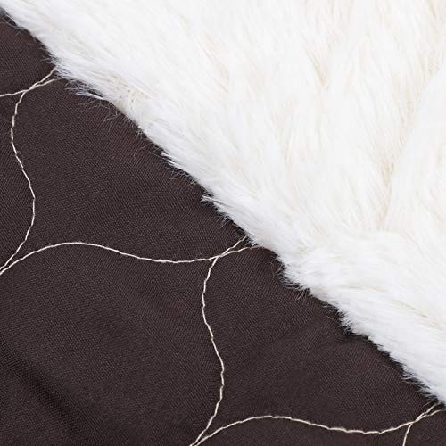 Fishawk Cama de caverna para animais de estimação, cama de pelúcia quente para gatos