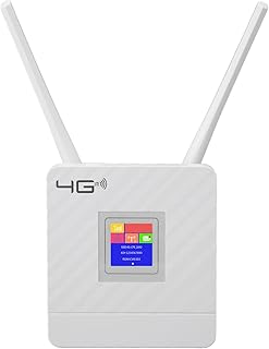 Roteador Sem Fio 4G LTE, Roteador de Ponto de Acesso WiFi Móvel Cat4 300Mbps Com Slot para Cartão SIM e 2 Antenas, Roteador WiFi de Alta Velocidade de 150mbps Roteador de Modem