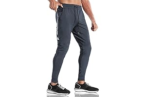 Brokig Mens Zip Joggers Pants