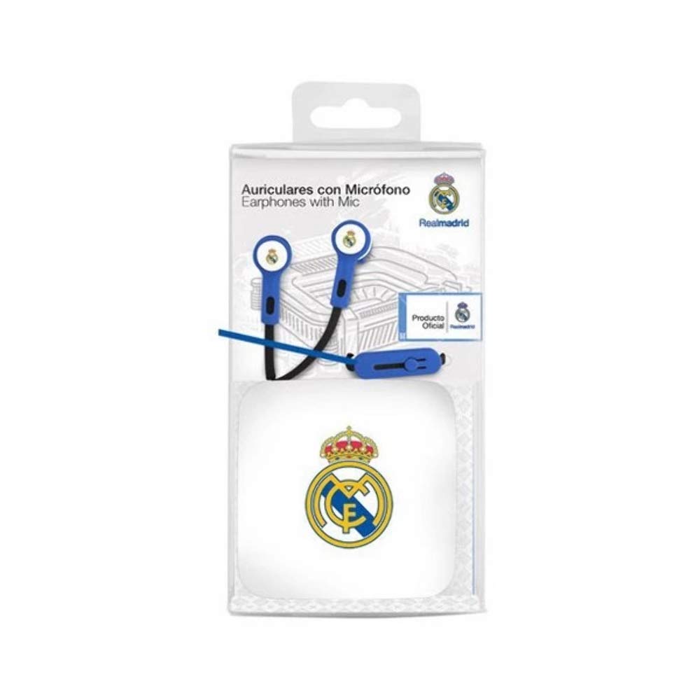 Real Madrid Auricular Botón Azul Talla Única
