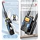 Quansheng UVK5(99) AM/FM/DTMF Walkie-Talkie 200CH Walkie-Talkie NOAA Wettervorhersage mit Flash Copy Frequenz Tpye-C LCD Display für Wandern Camping Reise Zwei-Wege Radio