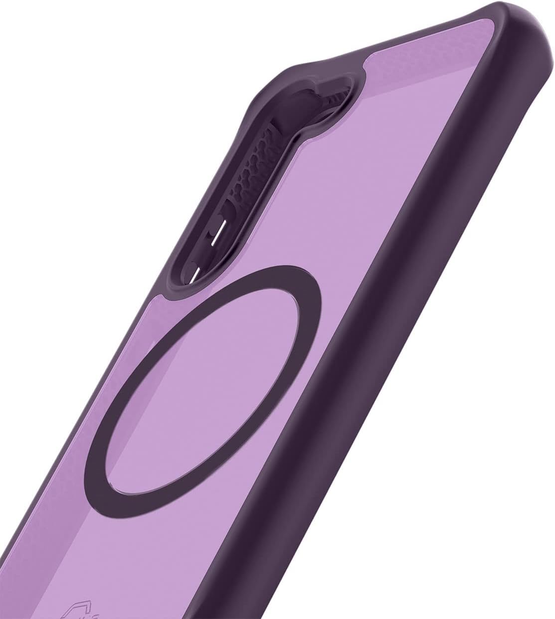 ITSKINS for Galaxy S23 FE 5G Hybrid R // Clear Magnetic Protective Phone Case, Compatible with MagSafe, Slim Hybrid Case, Anti-Yellowing, Military Shockproof Cover - Transparent