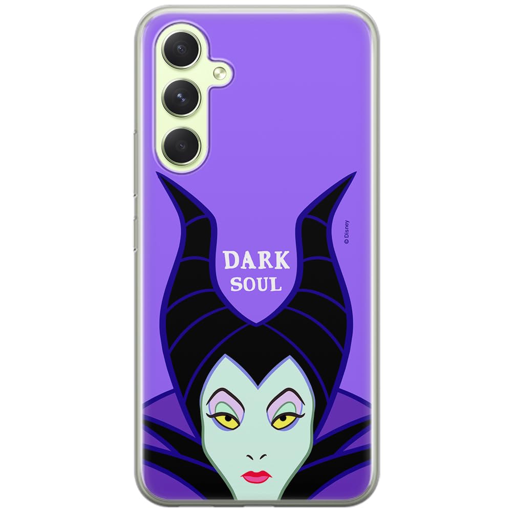 ERT GROUP mobile phone case for Samsung A54 5G original and officially Licensed Disney pattern Maleficent 001 optimally adapted to the shape of the mobile phone, case made of TPU