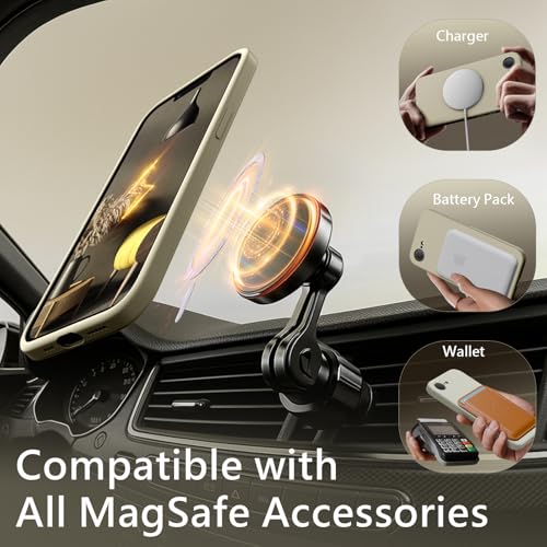 Image of FireNova Magnetic for iPhone 17e Case /iPhone 16e Case, Compatible with MagSafe, [Silicone Camera Protection] Microfiber Lining Phone Case, 6.1 inch, Khaki