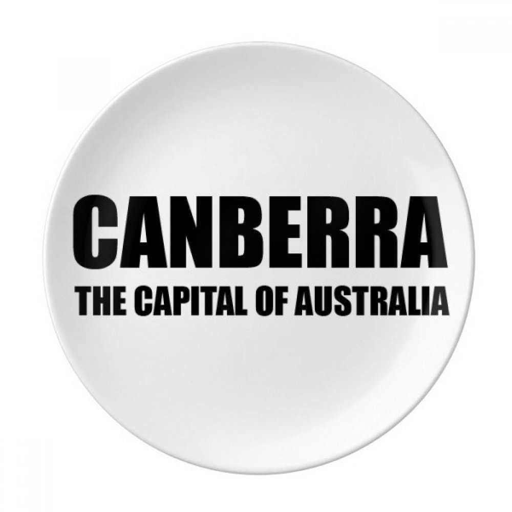 Plaque decorative Canberra en porcelaine pour embellir vos repas de fete et buffets