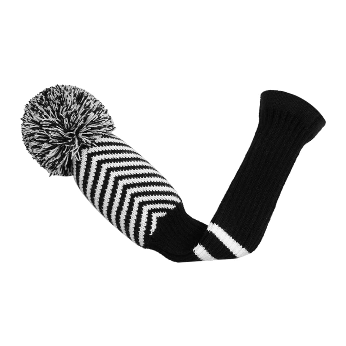 Scott Edward Lot de 3 Couvre-têtes de Golf pour Bois - Convient aux conducteurs (460 CC) - Fil Acrylique Hybride/UT avec Gros Pompons - Protège la tête du Club des Rayures et de la poussière