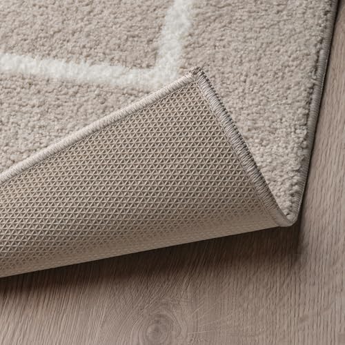 Tapis beige STÄPPSPARV ProTuning rectangle 100x160 cm pour décoration de chambre
