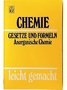 Paperback Chemie Gesetze Und Formeln Anorganische Chemie [German] Book