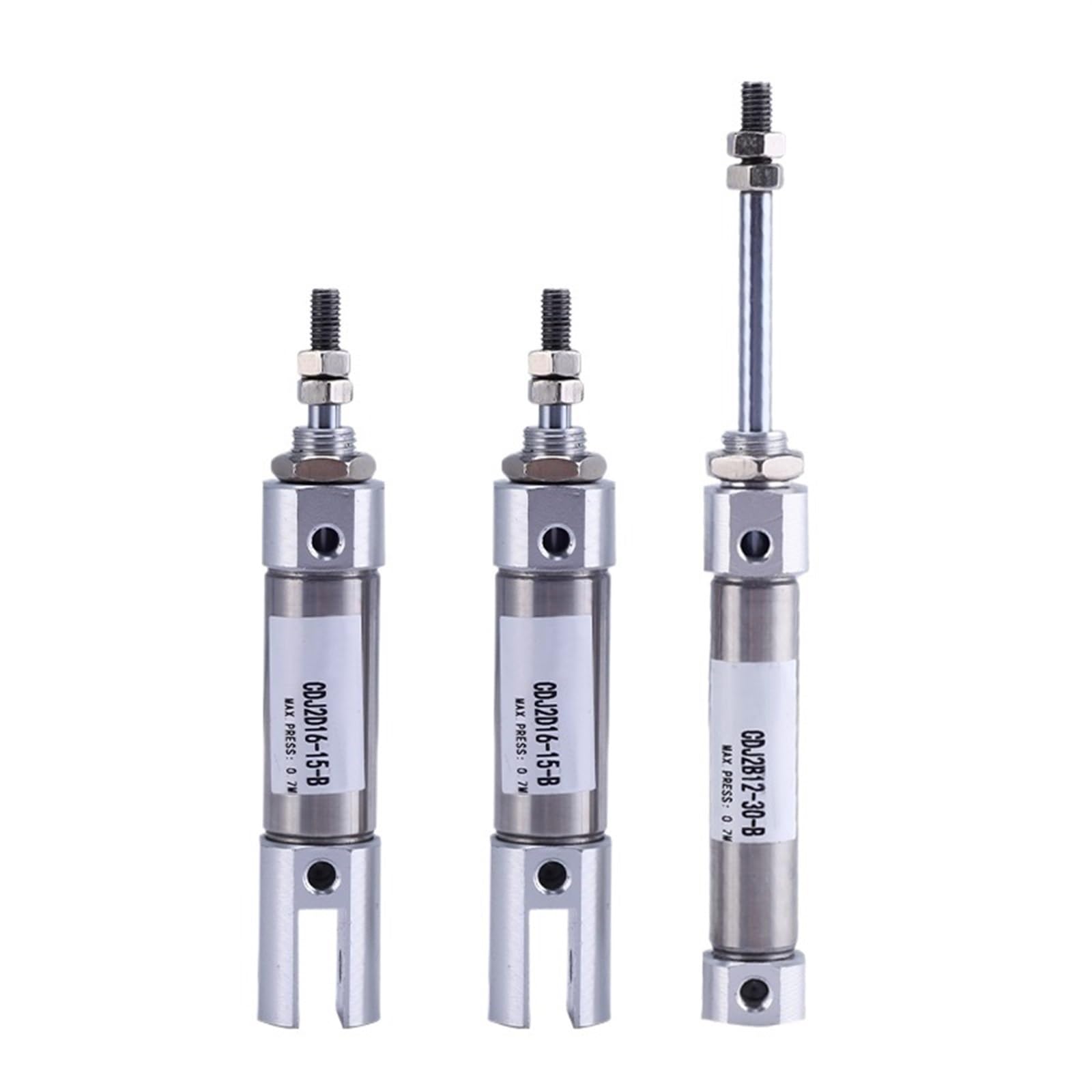 Vérin pneumatique CDJ2D mini vérin double effet alésage 10 mm course 15 mm