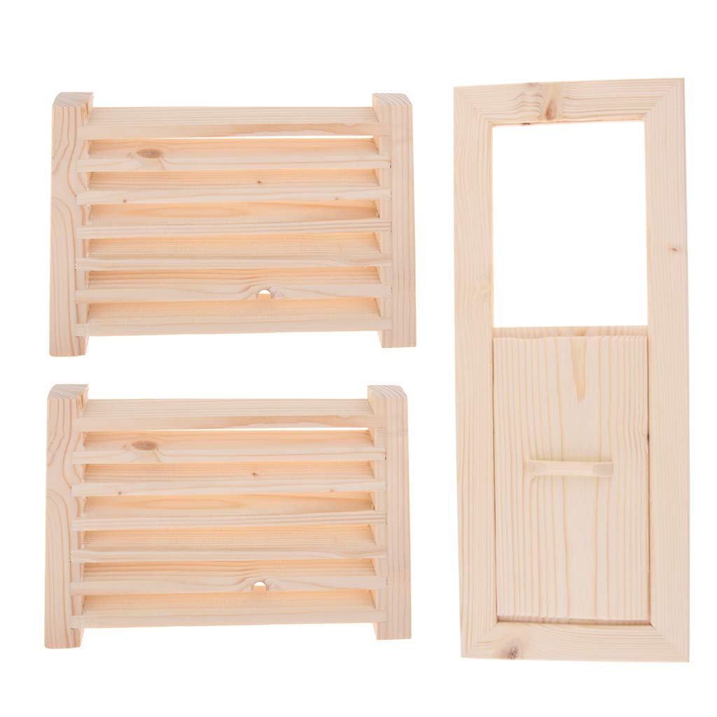 3pcs Spruce Sauna Air Ventilation Panel, Sauna Accessories-image-12