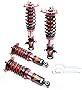 Compatible With/Replacement For Brightt GSP-YJV-928 MAXX Coilovers Lowering Kit, Fully Adjustable, Ride Height, 40 Clicks Rebound Settings, Outback 10-14 (BR)