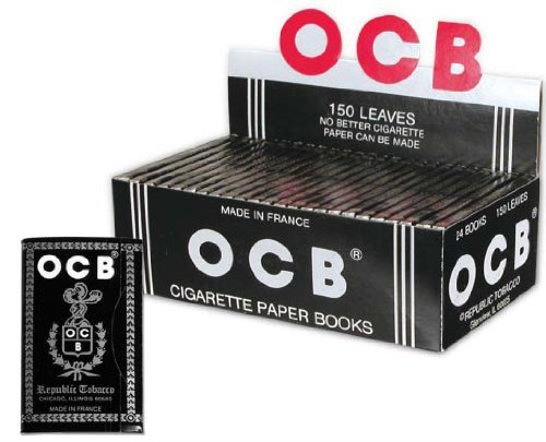 Ocb Ungummed Cigarette Rolling Papers 24 Booklets #TOP19