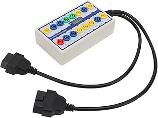 Detector de protocolo OBD2, caixa de fuga OBDII, ferramenta de diagnóstico OBD, teste de sinal, monitor de detecção de erros, terminal de tensão, interruptor rápido para automóveis