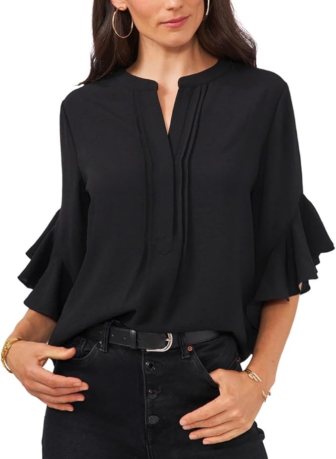 vince camuto ruffle blouse