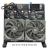 New NerdOctaxe 9.6TH/s Bitaxe Bitcoin Miner, 16J/Th High Efficiency, 160W Low Power, 8BM1370 ASIC Chips, 2.4G WiFi & Open-Source Crypto Machine for BTC/BCH Mining, Quiet Home & Office Miner