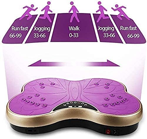 Image of Vibration Plate Exercise Machine Full Body Fitness Platform for Weight Loss w /Resistance Bands Remote Control 99 Levels Home Gym Equipment Workout Machine