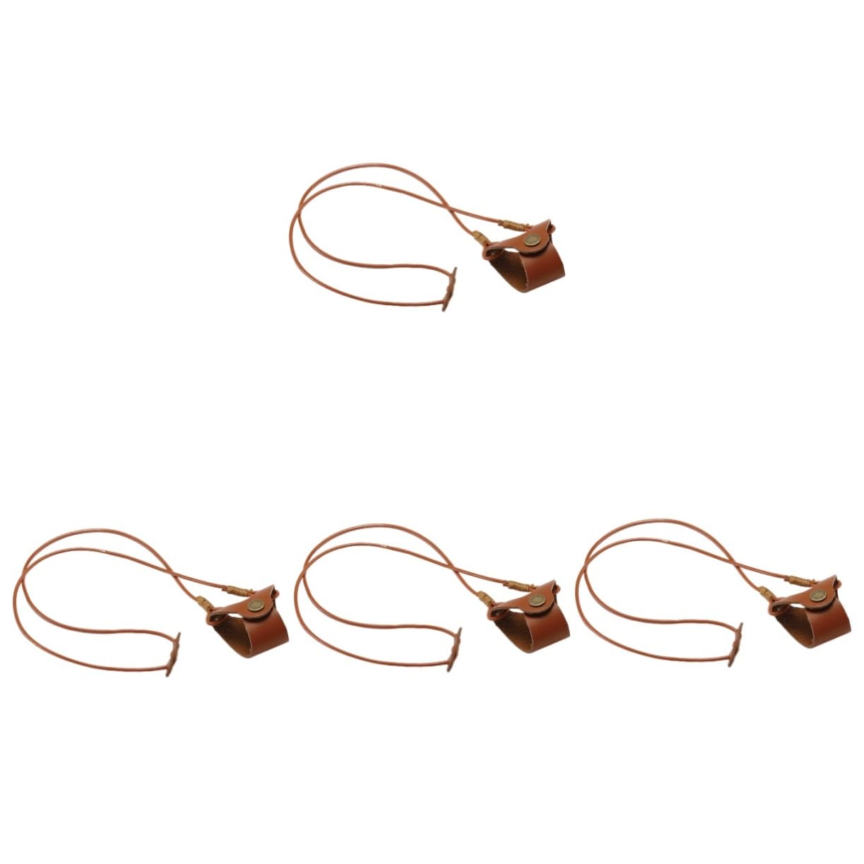 jojofuny 4 Pezzi Catena Universale Per Occhiali Da Sole Per Donna Portaocchiali Alla Moda Cordino in Similpelle Robusto E Confortevole