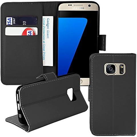 Gadget Giant Samsung Galaxy S7 Leather Wallet Case Cover