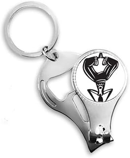 Dance Outline Celebrate Mexico Mexican Nail Nipper Ring Chaveiro Abridor de Garrafas Cortador