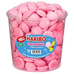 Haribo Pink Bubble foam sugar 150 Pieces (1050g)