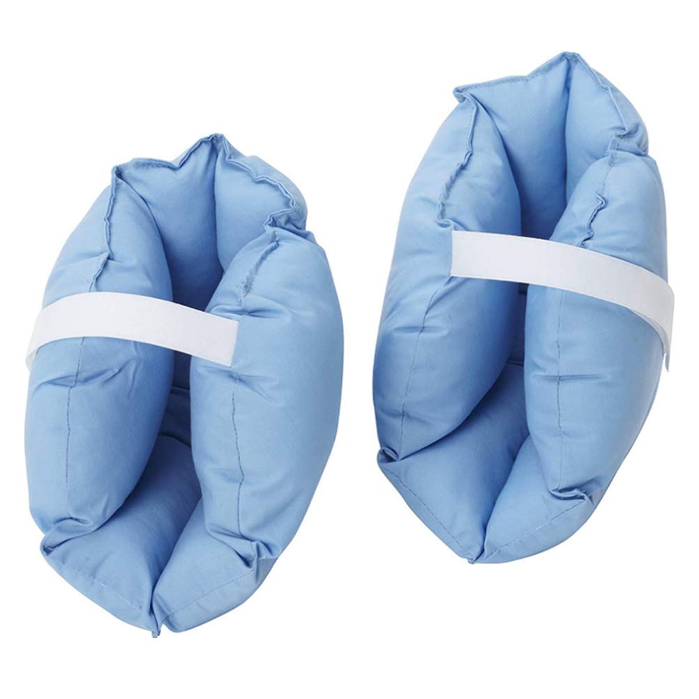 Cojín de Apoyo para el Tobillo, Almohadilla de Apoyo para los pies, Suave y Ajustable, Protector de Tobillos para Mantener el Calor y aliviar Las úlceras en la Cama, Dolor de presión y alivi