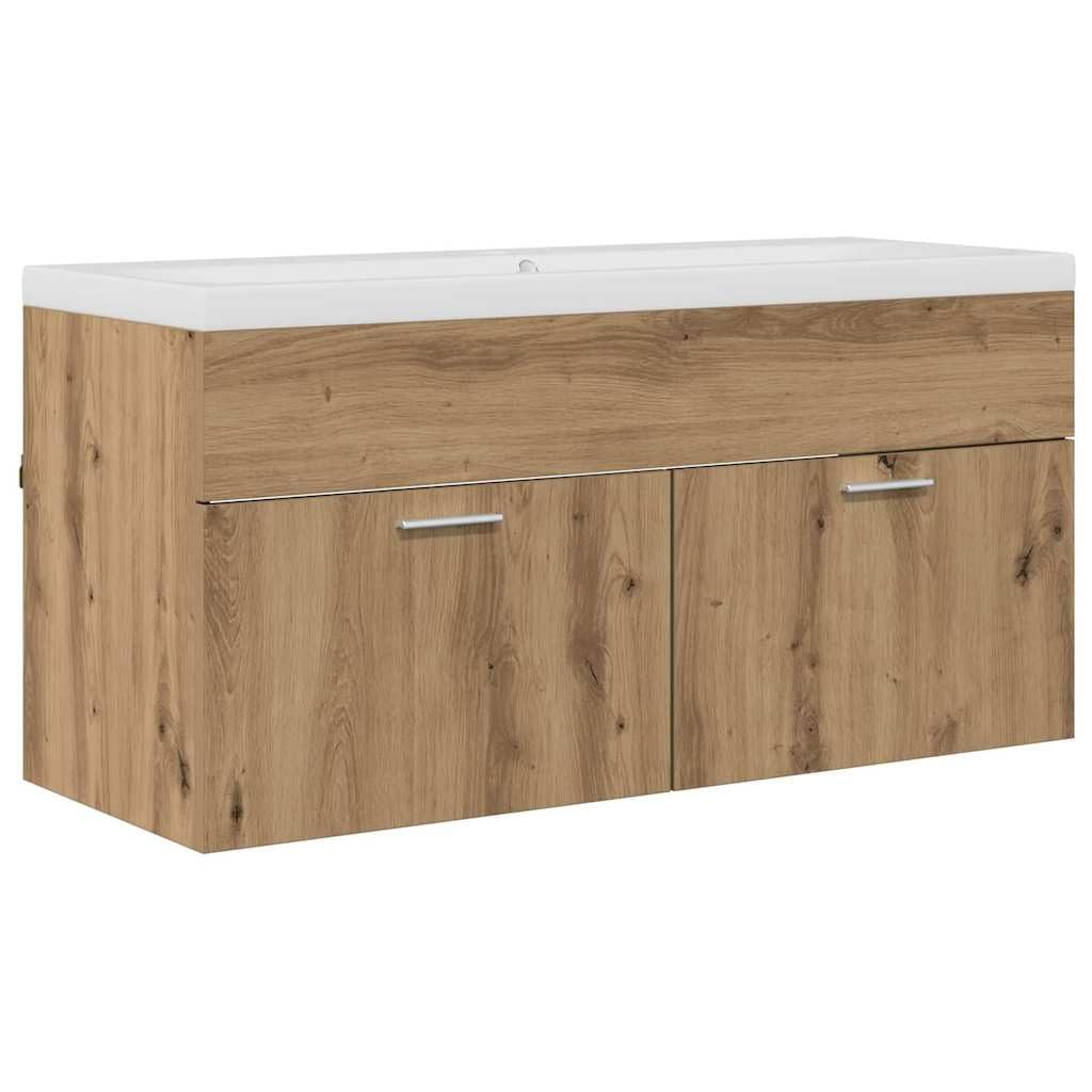 Armoire de salle de bain 100 x 38,5 x 46 cm Chêne Artisan