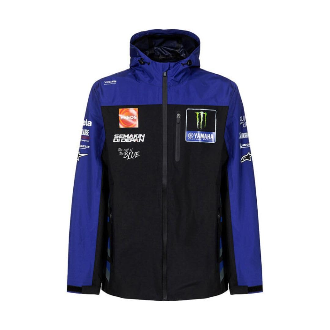 Yamaha Monster Energy Motot GP Kapuzenjacke schwarz/blau