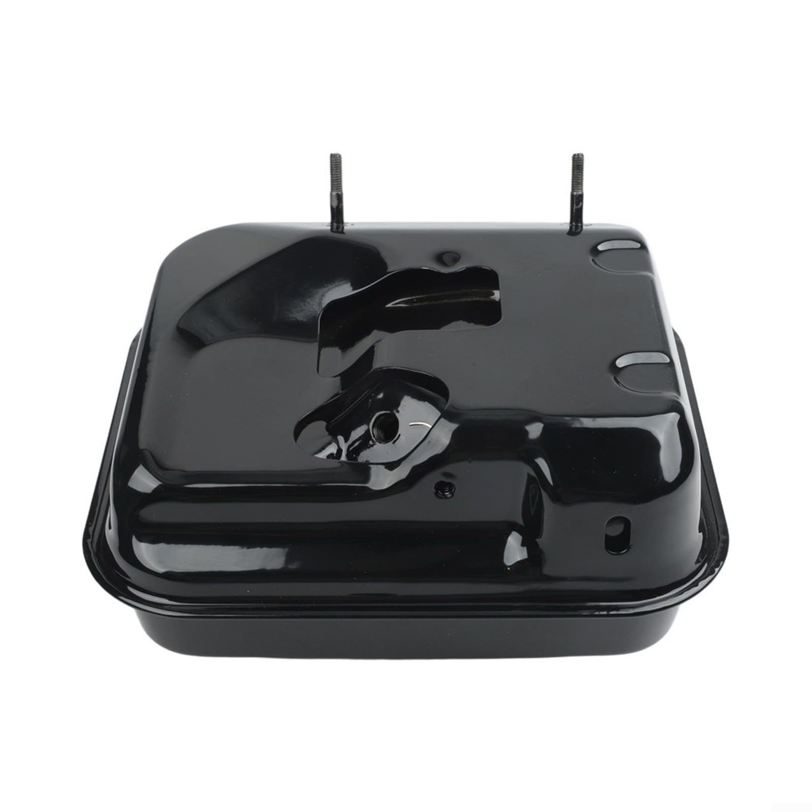 Kit de réservoir de carburant pour moteurs GX160 168F 170F, réservoirs à essence de 4,5 l en métal avec protection contre la rouille, pièce de rechange pour cultivateurs et générateurs, noir et blanc