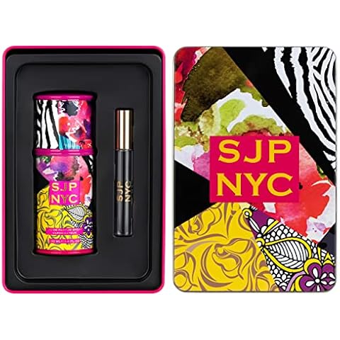 SJP NYC Gift Set For Women-Adventurous, Enticing Fragrance-Cocktail Of Floral, Fruity, And Musky Notes-Contains Perfume Spray 100 ml And Mini Rollerball 10 ml In Iconic, City-Inspired Scentl - 2 Pc Cover