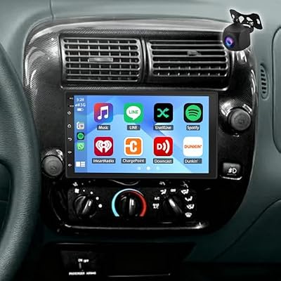 7 Inch Android 13 Car Stereo for 1999-2009 Mazda B3000 B4000 B-Series Trucks, Double Din Radio with Wireless CarPlay & Android Auto, 2GB+32GB, GPS Navigation, Bluetooth, WiFi, SWC, Backup Camera