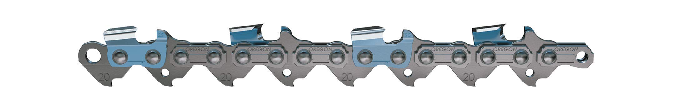 Chaîne de tronçonneuse Oregon 20bpx074g pas de chaîne jauge .050 pour guide 74 maillons entraîneurs