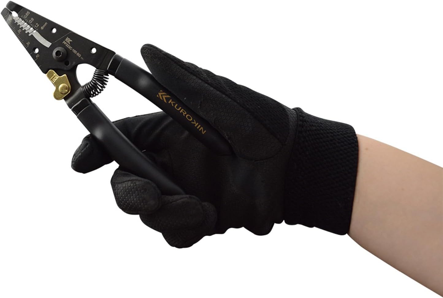 Fujiya PP323C-165-BG Wire Stripper C-Type Black Gold