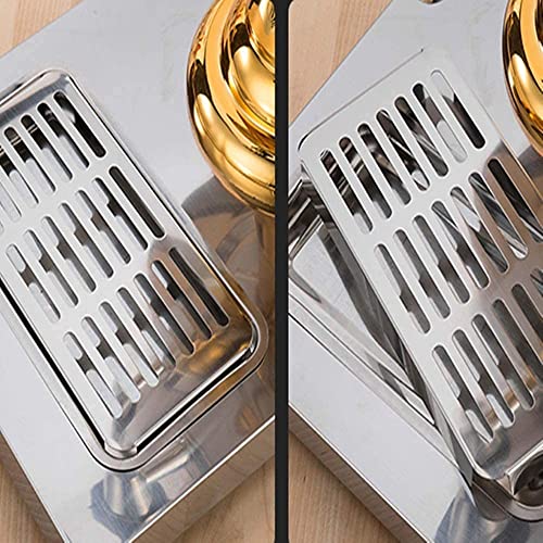 Beer Tower Distributor Beer Vending Machine Machine Beverage Dispenser Three Port 24L Diced Juice Beverage Distributor(Gold)